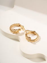 Load image into Gallery viewer, JW1452 Bvlgari Serpenti Viper Hoop Earrings