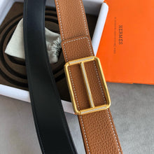 Load image into Gallery viewer, BL275 Hermes Double-Sided Togo Leather Belt / 38mm