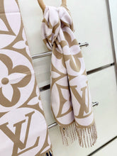 Load image into Gallery viewer, CLTH413 LV Medallion Scarf / 92.5 x 11.8 inches