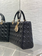 Load image into Gallery viewer, DR589 Large Lady Dior Bag / 12.5 x 10 x 4.5 inches / HIGHEST QUALITY VERSION