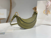 Load image into Gallery viewer, CLE014 Banana Cross-body Bag in Grained Leather / 8.7x3.9inch / HIGHEST QUALITY VERSION