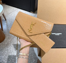 Load image into Gallery viewer, YSK276 uptown chain wallet / 7.4 x 4.7 x 1.1 INCHES