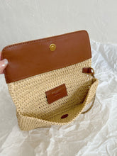 Load image into Gallery viewer, YSK326 Icare in Raffia / HIGHEST QUALITY VERSION / 14.6"–21.7" X 16.9" X 2"