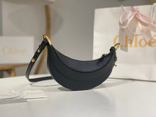 Load image into Gallery viewer, CLE015 Banana Cross-body Bag in Grained Leather / 8.7x3.9inch / HIGHEST QUALITY VERSION