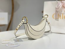 Load image into Gallery viewer, CLE016 Banana Cross-body Bag in Grained Leather / 8.7x3.9inch / HIGHEST QUALITY VERSION