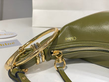 Load image into Gallery viewer, CLE017 Small Bracelet Hobo Bag in Grained Leather / 12.6x5.5x3.9inch / HIGHEST QUALITY VERSION