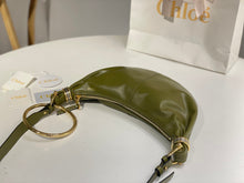 Load image into Gallery viewer, CLE017 Small Bracelet Hobo Bag in Grained Leather / 12.6x5.5x3.9inch / HIGHEST QUALITY VERSION