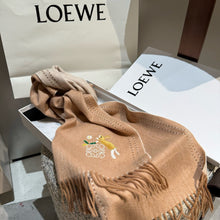 Load image into Gallery viewer, JW1453 LOEWE Unisex Wool Scarf / 30×180cm