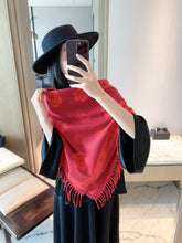 Load image into Gallery viewer, JW1456 Chanel Camellia Cashmere Scarf 2026 New