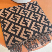 Load image into Gallery viewer, JW1459 Fendi FF Cashmere Scarf / 45×170cm