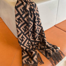 Load image into Gallery viewer, JW1459 Fendi FF Cashmere Scarf / 45×170cm