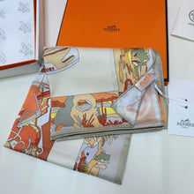 Load image into Gallery viewer, JW1461 Hermes "Monsieur le Cocher" Silk Scarf / 90×90cm