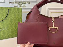 Load image into Gallery viewer, GC739 Gucci Softbit Small/Large Shoulder Bag