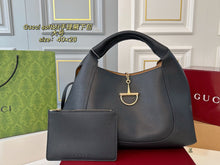 Load image into Gallery viewer, GC739 Gucci Softbit Small/Large Shoulder Bag