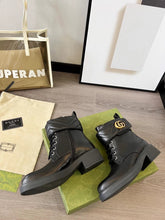 Load image into Gallery viewer, SE1096 GG Women's Ankle Boot with Double G / Size5-11