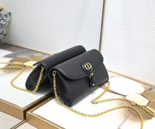 Load image into Gallery viewer, DR287 Dior Bobby East-West Pouch with Chain / 8.5 x 4.5 x 1.5 inches