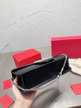 Load image into Gallery viewer, VLTN085 LOCÒ CALFSKIN SHOULDER BAG / W10.6xH5.1xD2.4 in