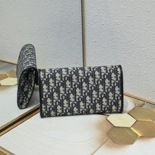 Load image into Gallery viewer, DR288 Dior Bobby East-West Pouch with Chain / 8.5 x 4.5 x 1.5 inches