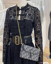 Load image into Gallery viewer, DR288 Dior Bobby East-West Pouch with Chain / 8.5 x 4.5 x 1.5 inches