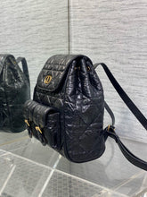 Load image into Gallery viewer, DR523 Small/Medium Dior Caro Backpack / HIGHEST QUALITY VERSION
