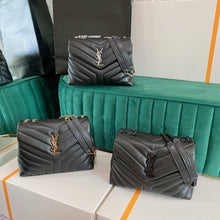 Load image into Gallery viewer, YSK322 Loulou Small in Quilted Leather / 9 x 6.6 x 3.5 INCHES