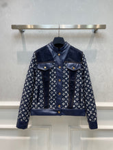 Load image into Gallery viewer, CLTH384 LB Monogram Denim Jacket