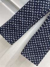 Load image into Gallery viewer, CLTH386 LB Monogram Denim Bootcut Jeans