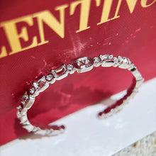 Load image into Gallery viewer, JW1464 Valentino Garavani Square Crystal Cuff Bracelet