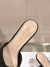 Load image into Gallery viewer, SE1442 Dior Tribales Heeled Slide / Size5-9
