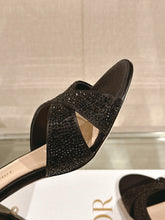 Load image into Gallery viewer, SE1442 Dior Tribales Heeled Slide / Size5-9