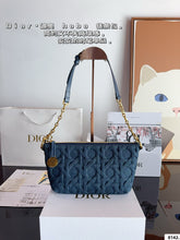 Load image into Gallery viewer, DR469 Diorstar Hobo Bag with Chain / 8.5x5.5x4nches