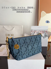 Load image into Gallery viewer, DR469 Diorstar Hobo Bag with Chain / 8.5x5.5x4nches