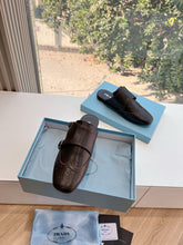 Load image into Gallery viewer, SE1557 Prada Shuffle Fringed Leather Mules / Size5-10