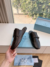 Load image into Gallery viewer, SE1557 Prada Shuffle Fringed Leather Mules / Size5-10