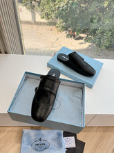 Load image into Gallery viewer, SE1558 Prada Shuffle Fringed Leather Mules / Size5-10