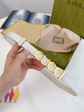 Load image into Gallery viewer, BL205 Gucci buckle thin belt /