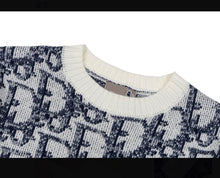 Load image into Gallery viewer, CLTH494 Dior 26SS Oblique Jacquard Crewneck Sweater / Wool-Cotton Blend / Unisex