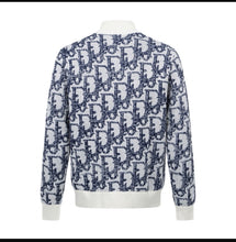 Load image into Gallery viewer, CLTH496 Dior 26SS Oblique Jacquard Knit Zip Bomber Jacket / Wool-Cotton Blend / Unisex