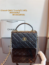 Load image into Gallery viewer, CC994 Flap Bag with Top Handle / 9.8x2.7x5.9inch