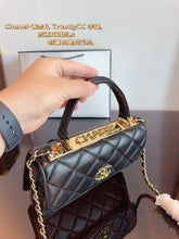 Load image into Gallery viewer, CC994 Flap Bag with Top Handle / 9.8x2.7x5.9inch