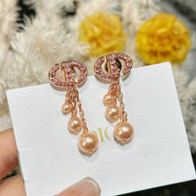 Load image into Gallery viewer, JW830 CD Navy Earrings