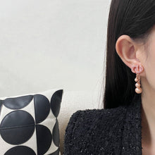 Load image into Gallery viewer, JW830 CD Navy Earrings