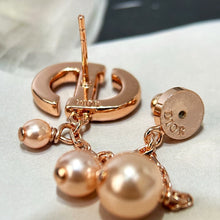 Load image into Gallery viewer, JW830 CD Navy Earrings