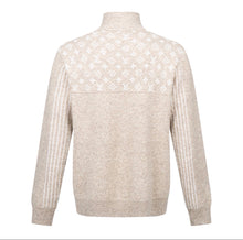 Load image into Gallery viewer, CLTH497 LV 2026 Fall-Winter Ski Half-Zip Monogram Sweater / Apricot / Wool Blend