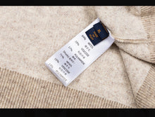 Load image into Gallery viewer, CLTH497 LV 2026 Fall-Winter Ski Half-Zip Monogram Sweater / Apricot / Wool Blend