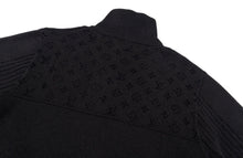 Load image into Gallery viewer, CLTH498 LV 2026 Fall-Winter Ski Half-Zip Monogram Sweater / Black / Wool Blend