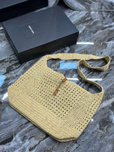 Load image into Gallery viewer, YSK253 Hobo Raffia Bag / HIGHEST QUALITY VERSION / 14.6 x 11.8 x 5.5 inches