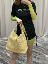 Load image into Gallery viewer, YSK253 Hobo Raffia Bag / HIGHEST QUALITY VERSION / 14.6 x 11.8 x 5.5 inches