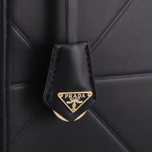 Load image into Gallery viewer, PD226 Large Leather Prada Symbole Bag with Topstitching / 15.3x12.2x3.9inch
