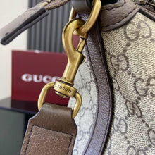Load image into Gallery viewer, GC742 Gucci Savoy Medium Duffle Bag / 18.8"W x 11"H x 7"D / HIGHEST QUALITY VERSION